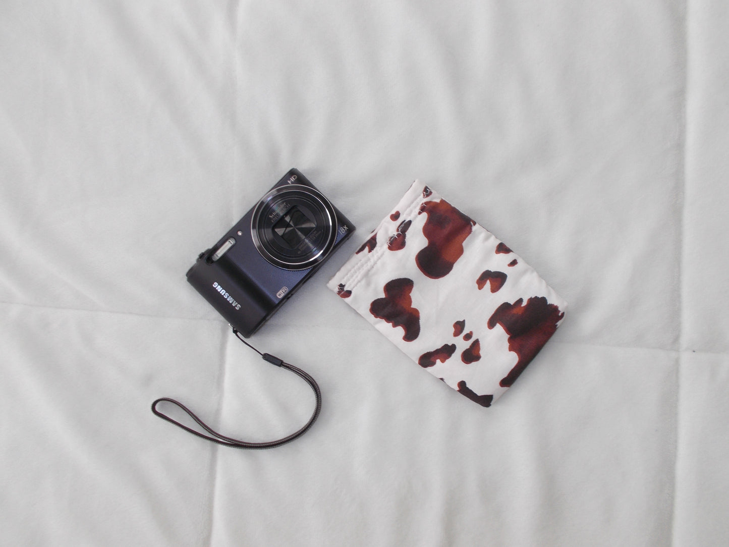 Brown Cow Print Digital Camera Case