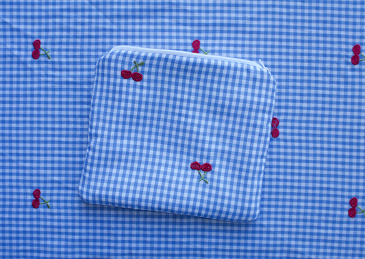 cherry picnic mini pouch