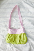 strawberry matcha ruffle purse