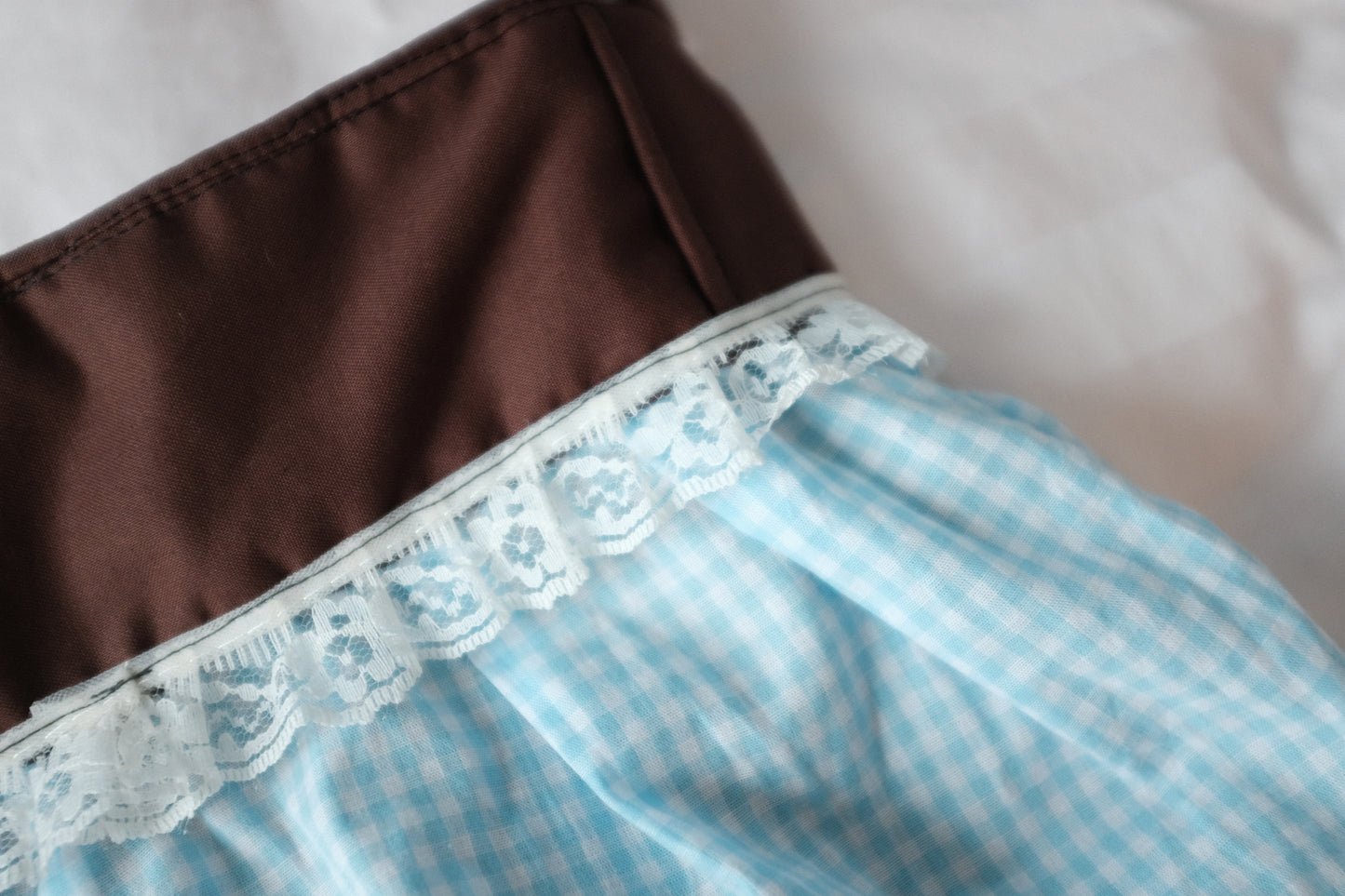PRE-ORDER: blueberry muffin ruffle purse