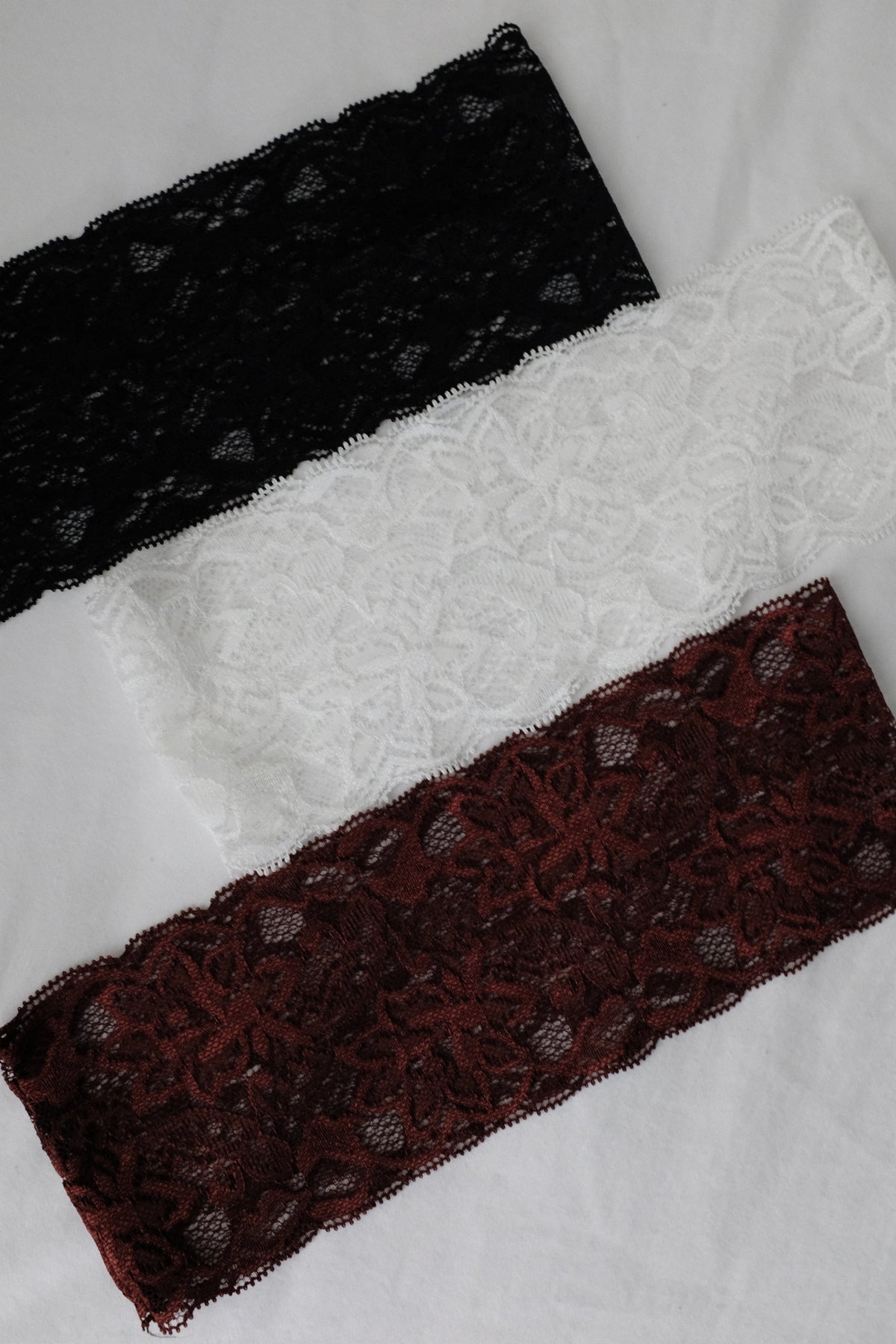 dainty bundled lace headbands