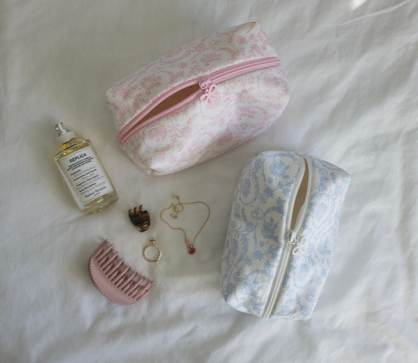BUNDLE: forget-me-not makeup pouches