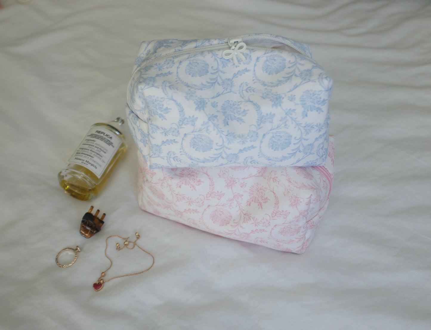 BUNDLE: forget-me-not makeup pouches