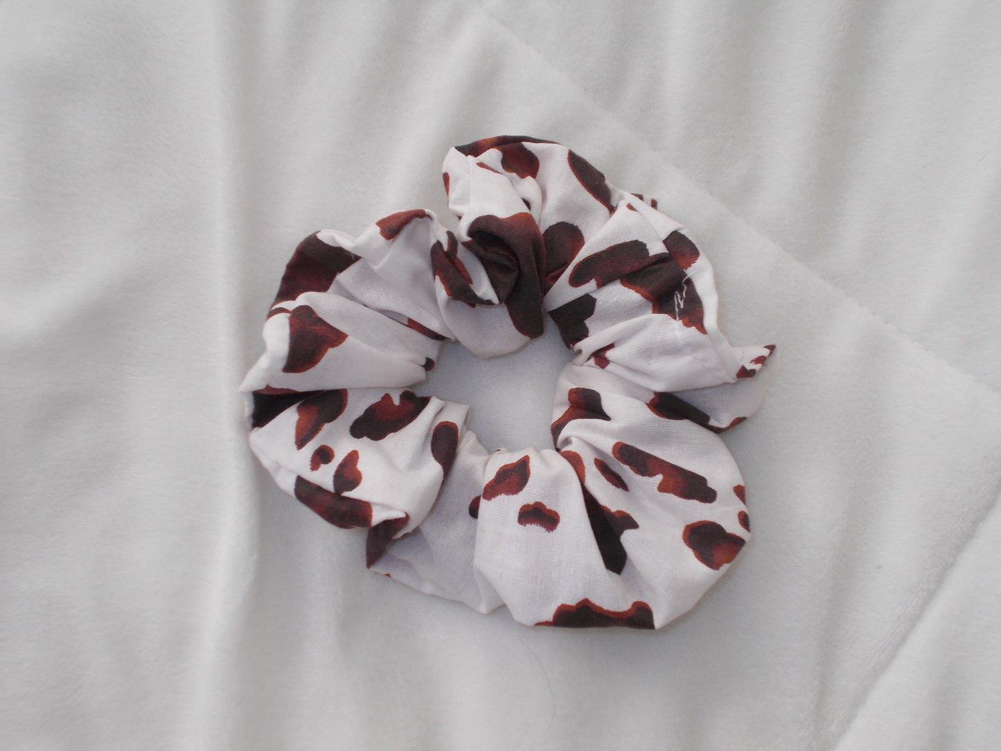 Cow Print Scrunchie