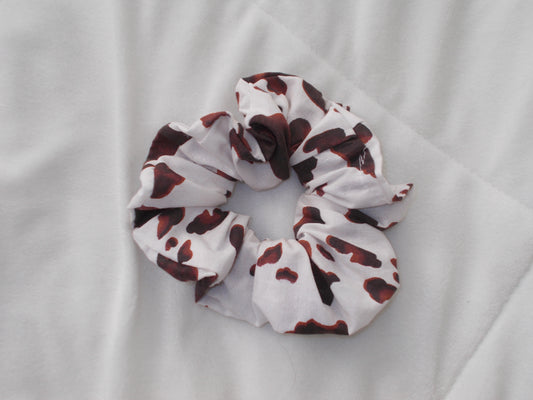 Cow Print Scrunchie