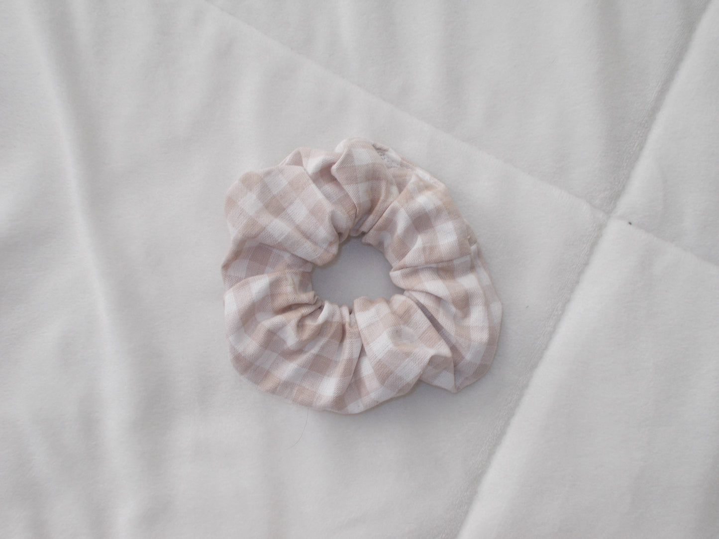 Gingham Scrunchies