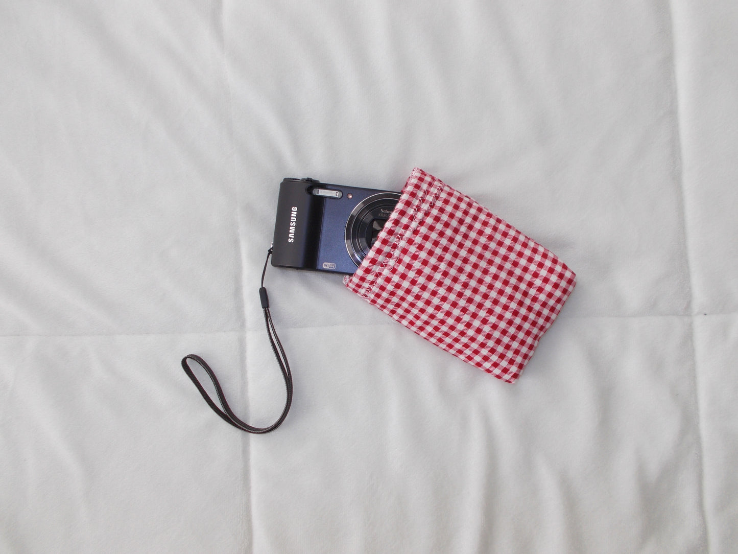 Red Gingham Digital Camera Case