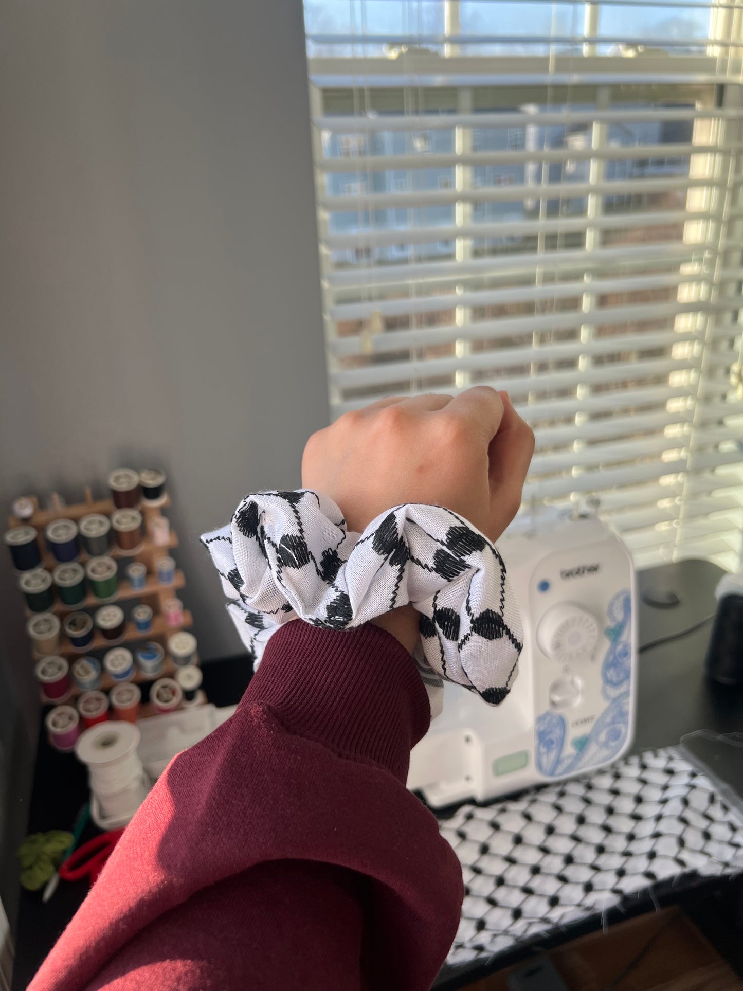 keffiyeh scrunchie