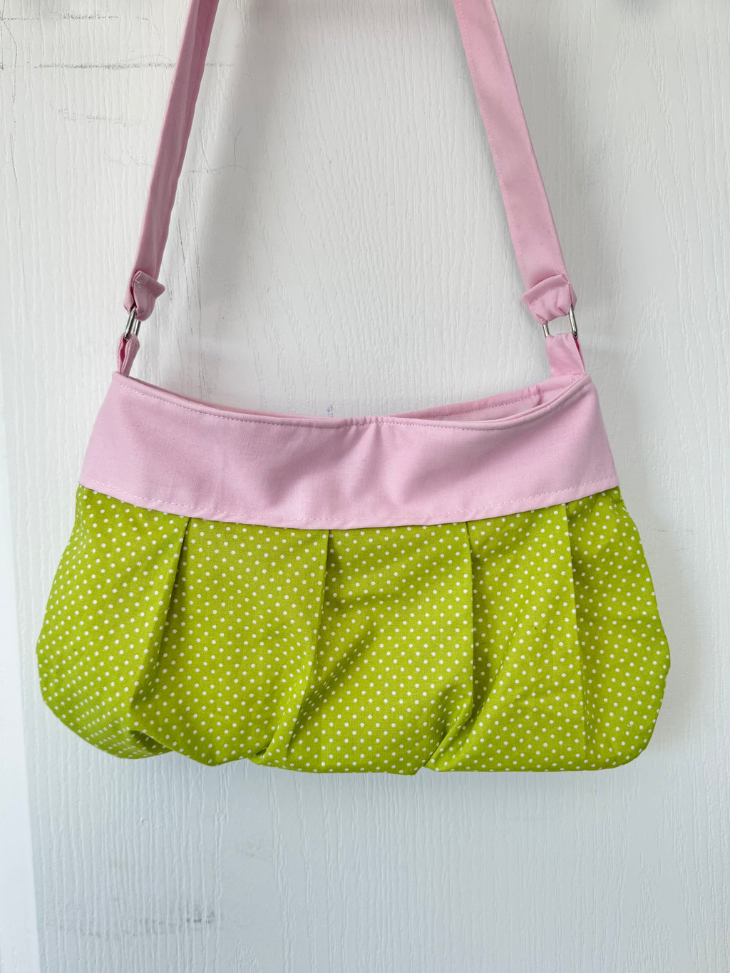 PREORDER: strawberry matcha ruffle purse