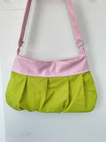 PREORDER: strawberry matcha ruffle purse