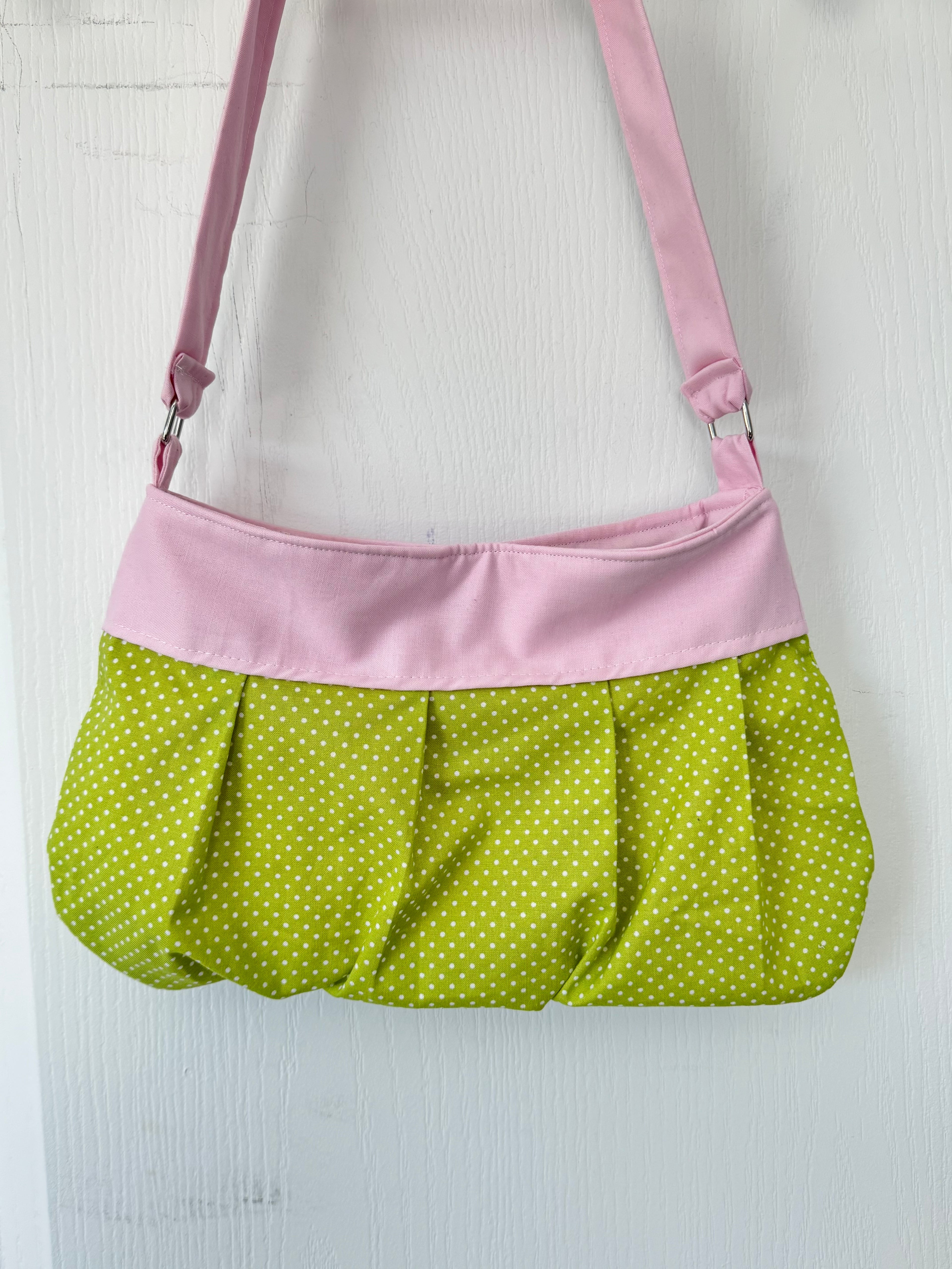 PREORDER: strawberry matcha ruffle purse