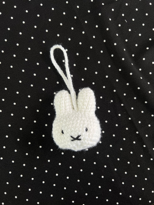 crochet miffy charm