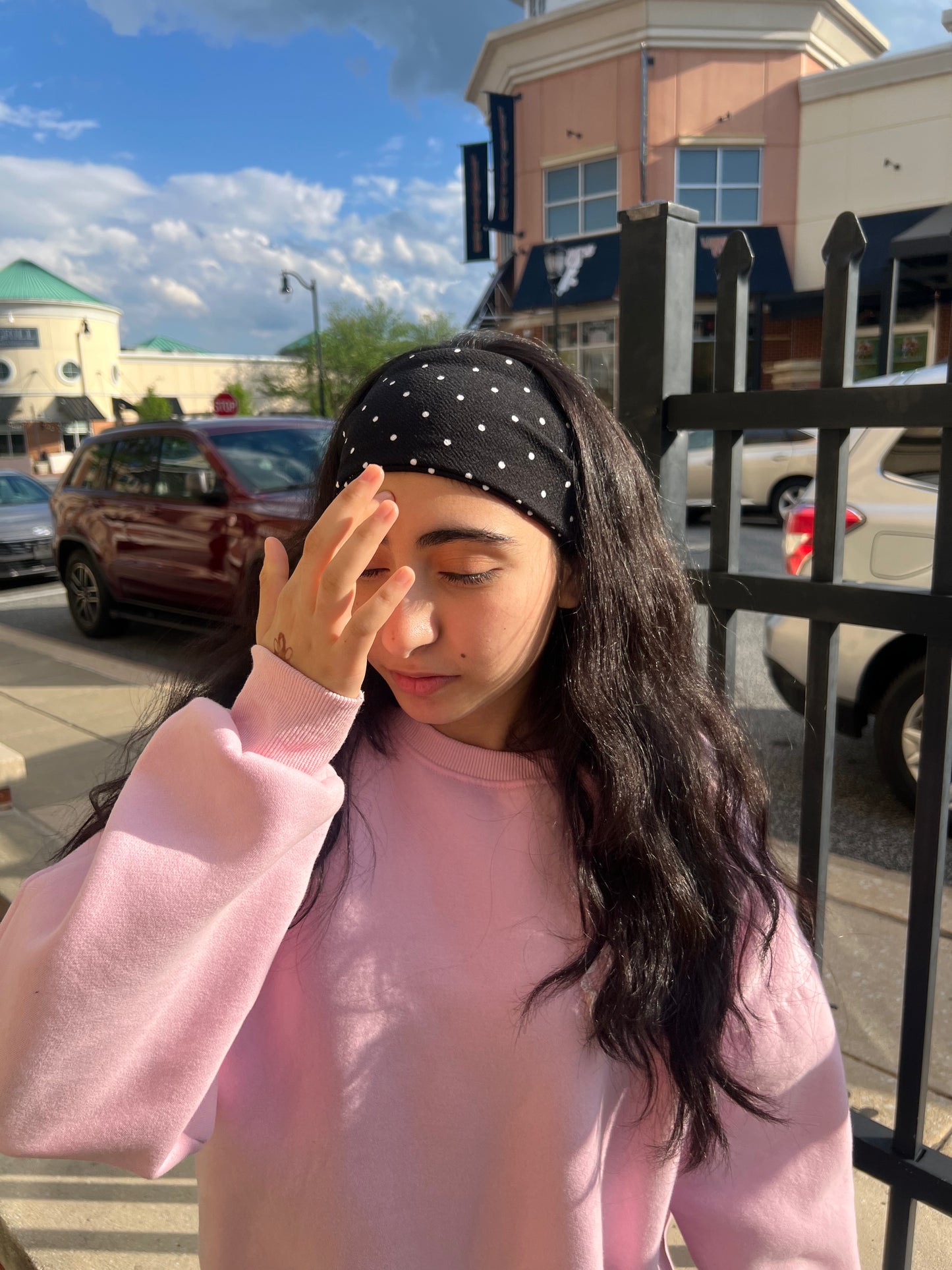 polka dot headband