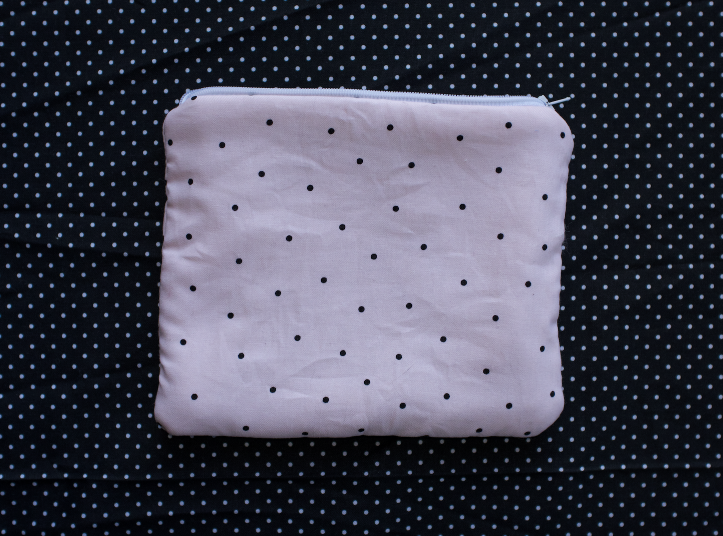 polka dottie essentials pouch